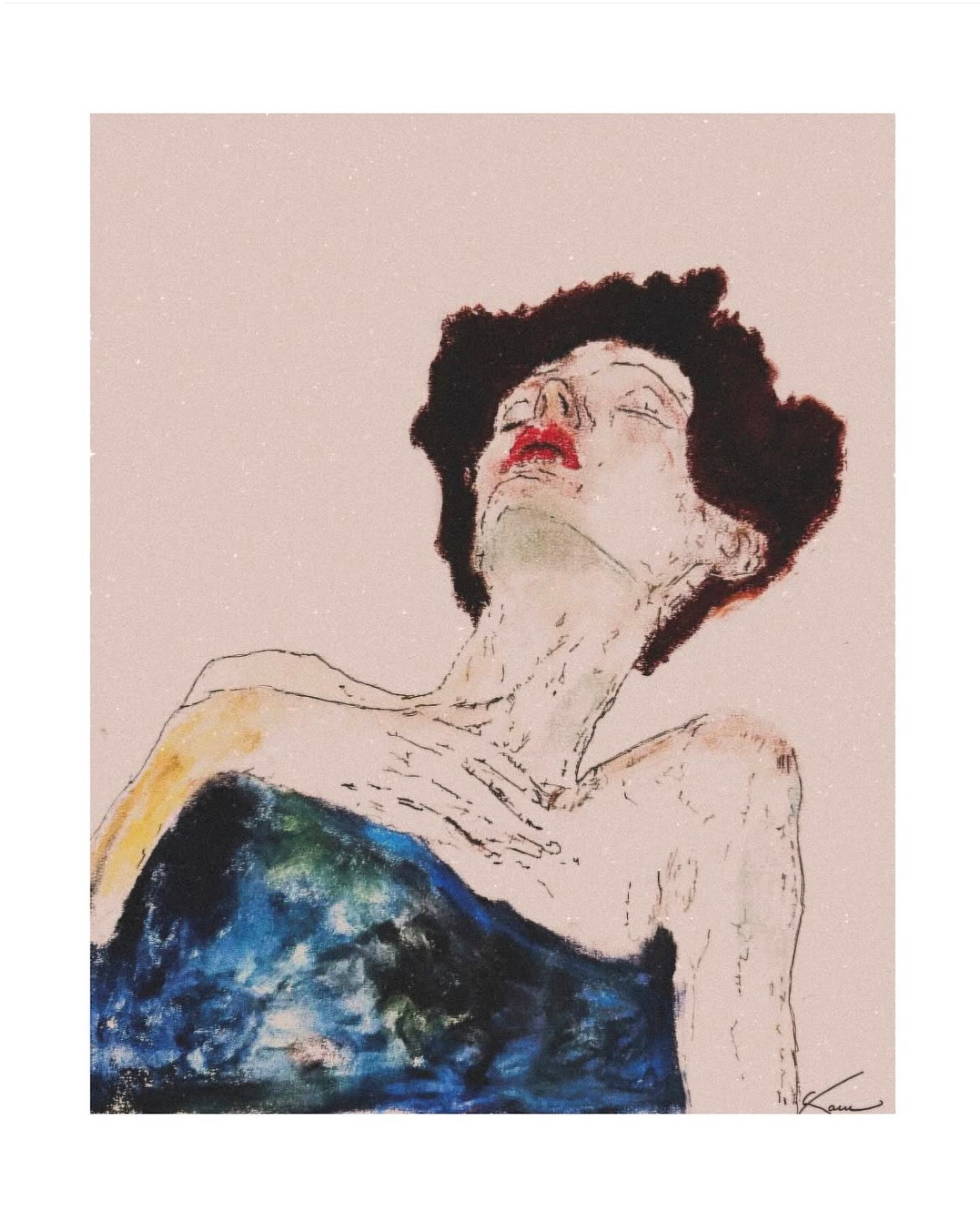 Woman in Blanket